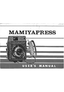 Mamiya Press manual. Camera Instructions.
